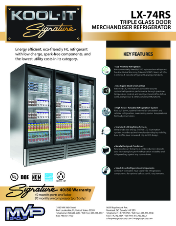 Spec Sheet