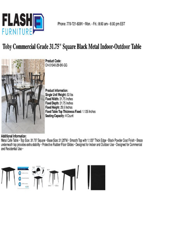 Spec Sheet