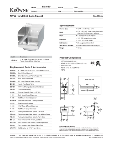 Spec Sheet