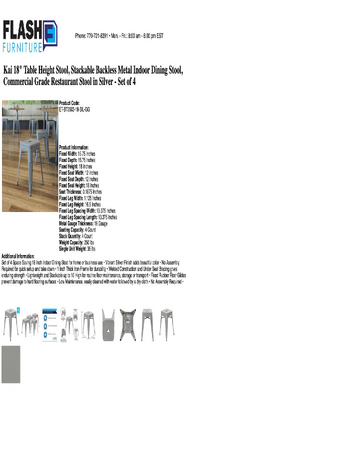 Spec Sheet