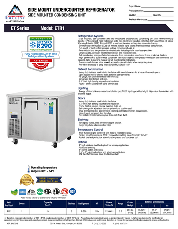 Spec Sheet
