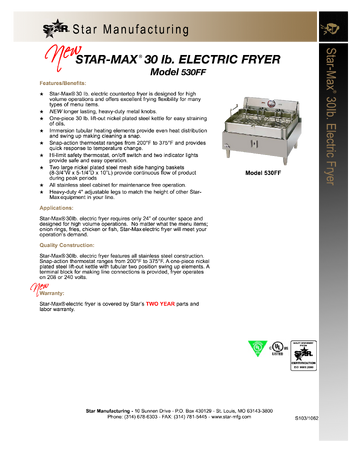 Spec Sheet