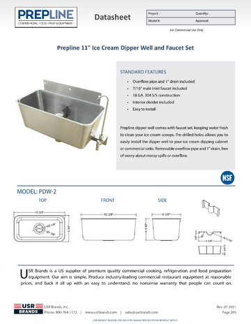 Spec Sheet