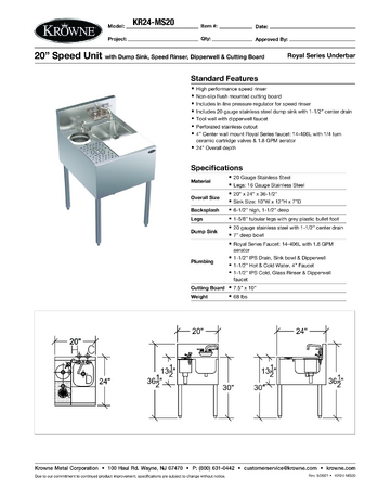 Spec Sheet