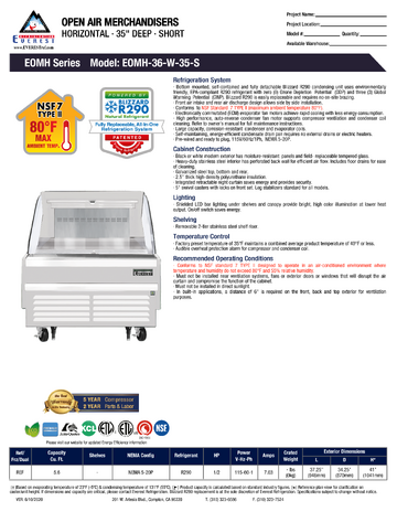 Spec Sheet
