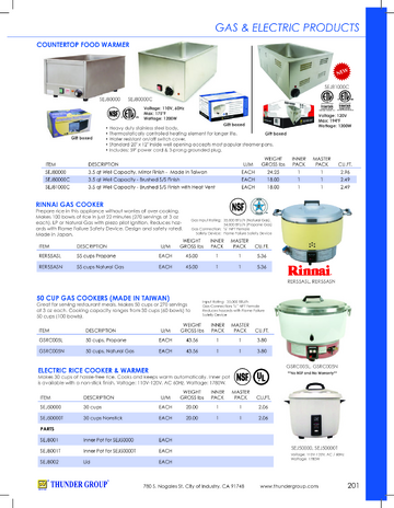 Spec Sheet