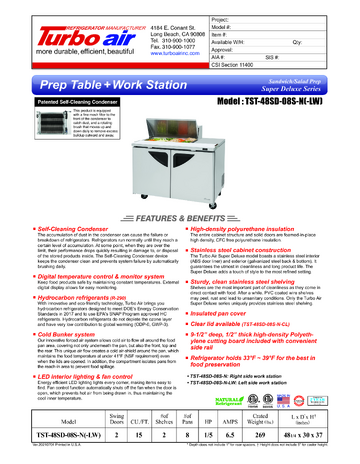 Spec Sheet