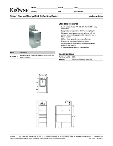 Spec Sheet
