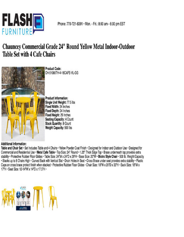 Spec Sheet