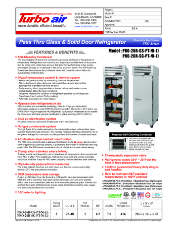 Spec Sheet