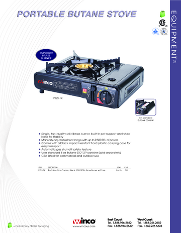 Spec Sheet