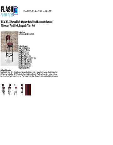 Spec Sheet