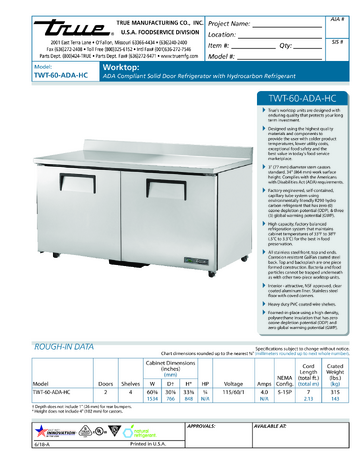 Spec Sheet