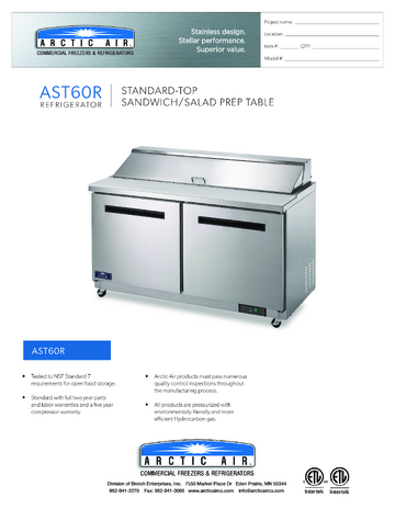 Spec Sheet