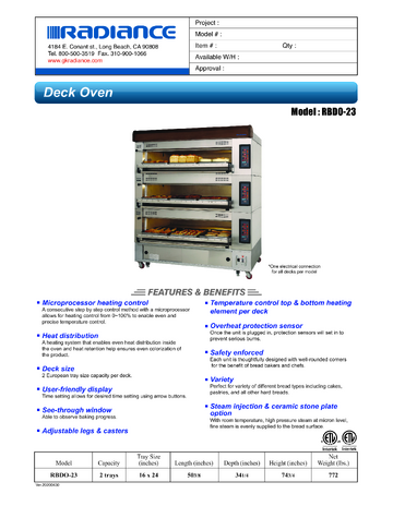 Spec Sheet