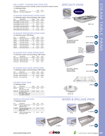 Spec Sheet