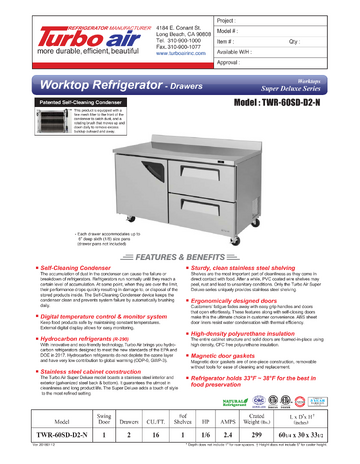 Spec Sheet