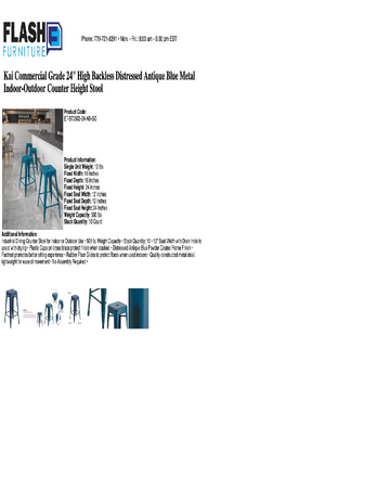 Spec Sheet