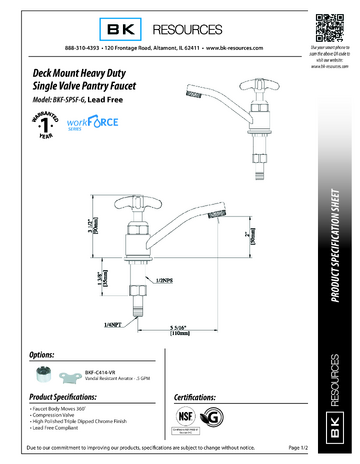 Spec Sheet