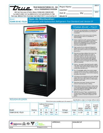 Spec Sheet