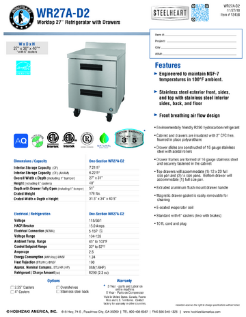 Spec Sheet