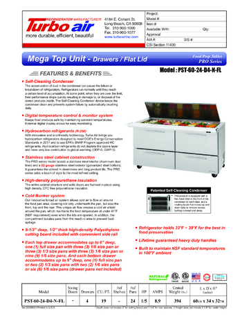 Spec Sheet