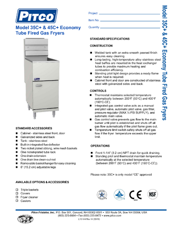 Spec Sheet