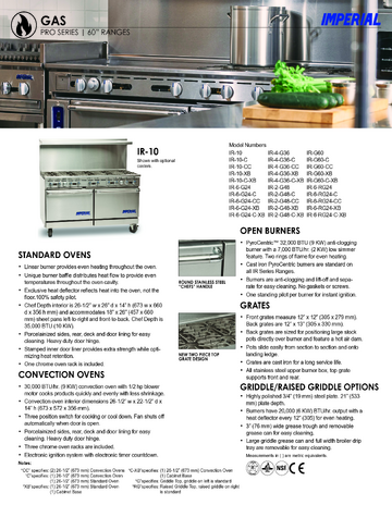 Spec Sheet