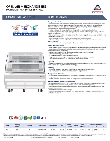 Spec Sheet