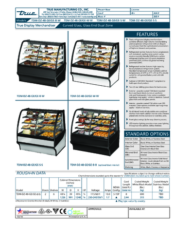 Spec Sheet