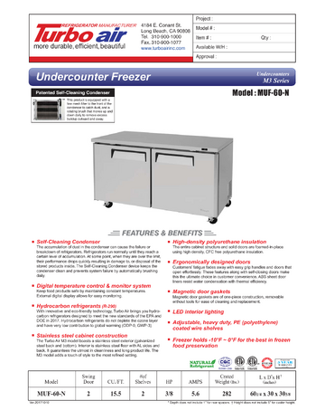 Spec Sheet
