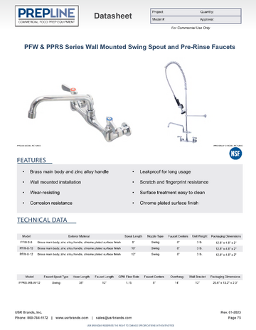 Spec Sheet