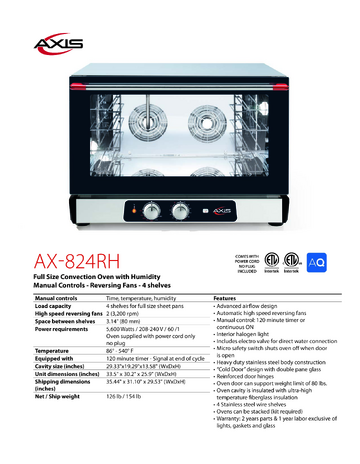 Spec Sheet