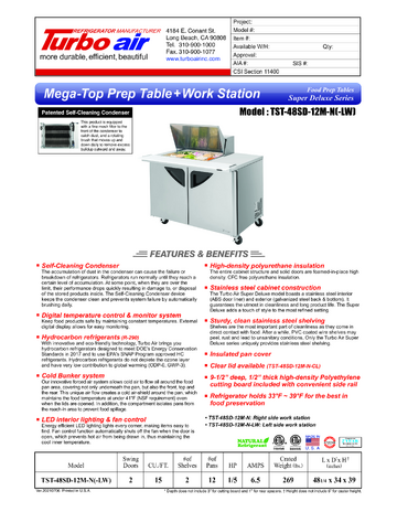 Spec Sheet