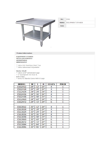 Spec Sheet