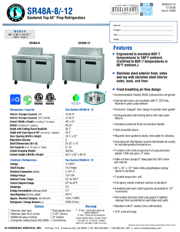 Spec Sheet