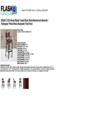 Spec Sheet