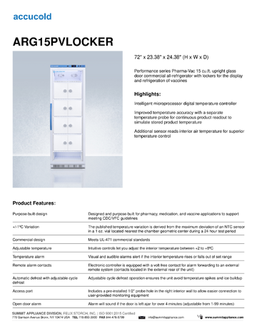 Spec Sheet