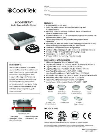 Spec Sheet