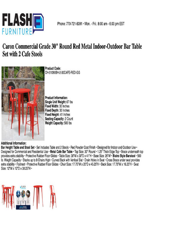 Spec Sheet