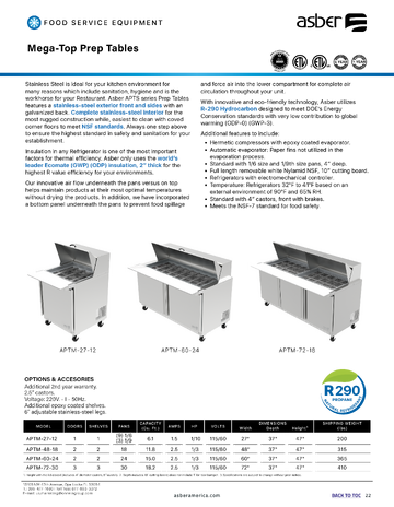Spec Sheet