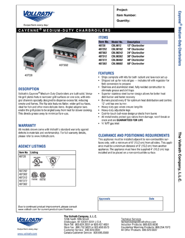 Spec Sheet