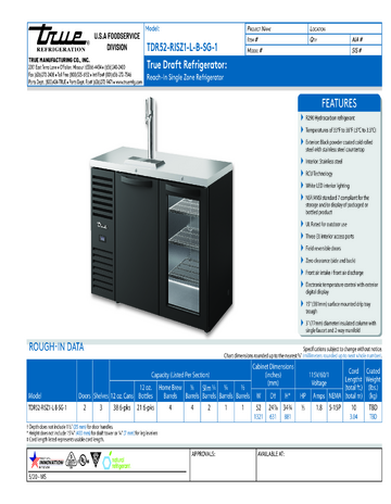 Spec Sheet