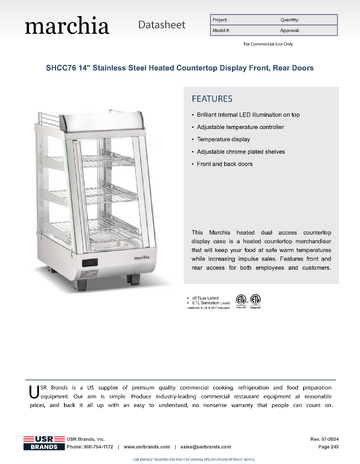 Spec Sheet