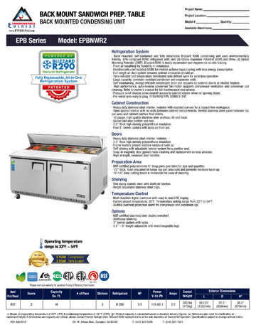 Spec Sheet