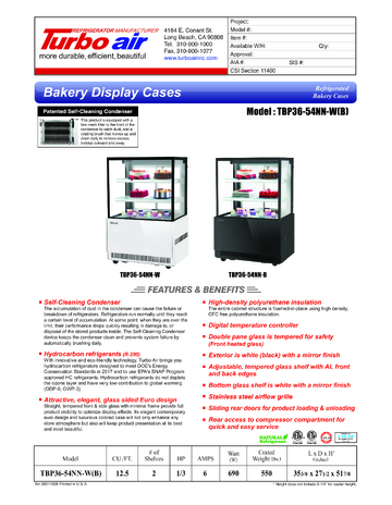 Spec Sheet