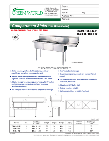 Spec Sheet