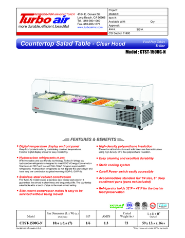 Spec Sheet