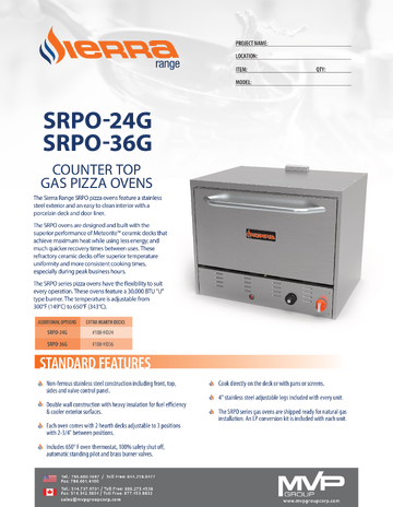 Spec Sheet