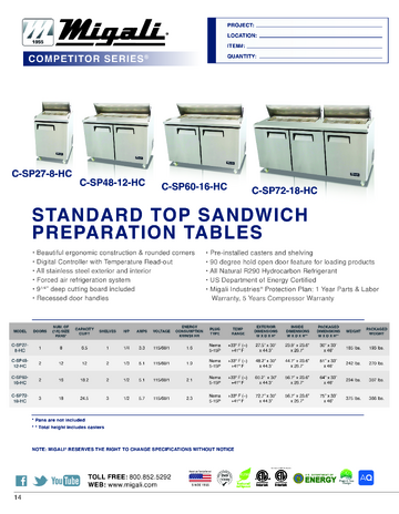 Spec Sheet
